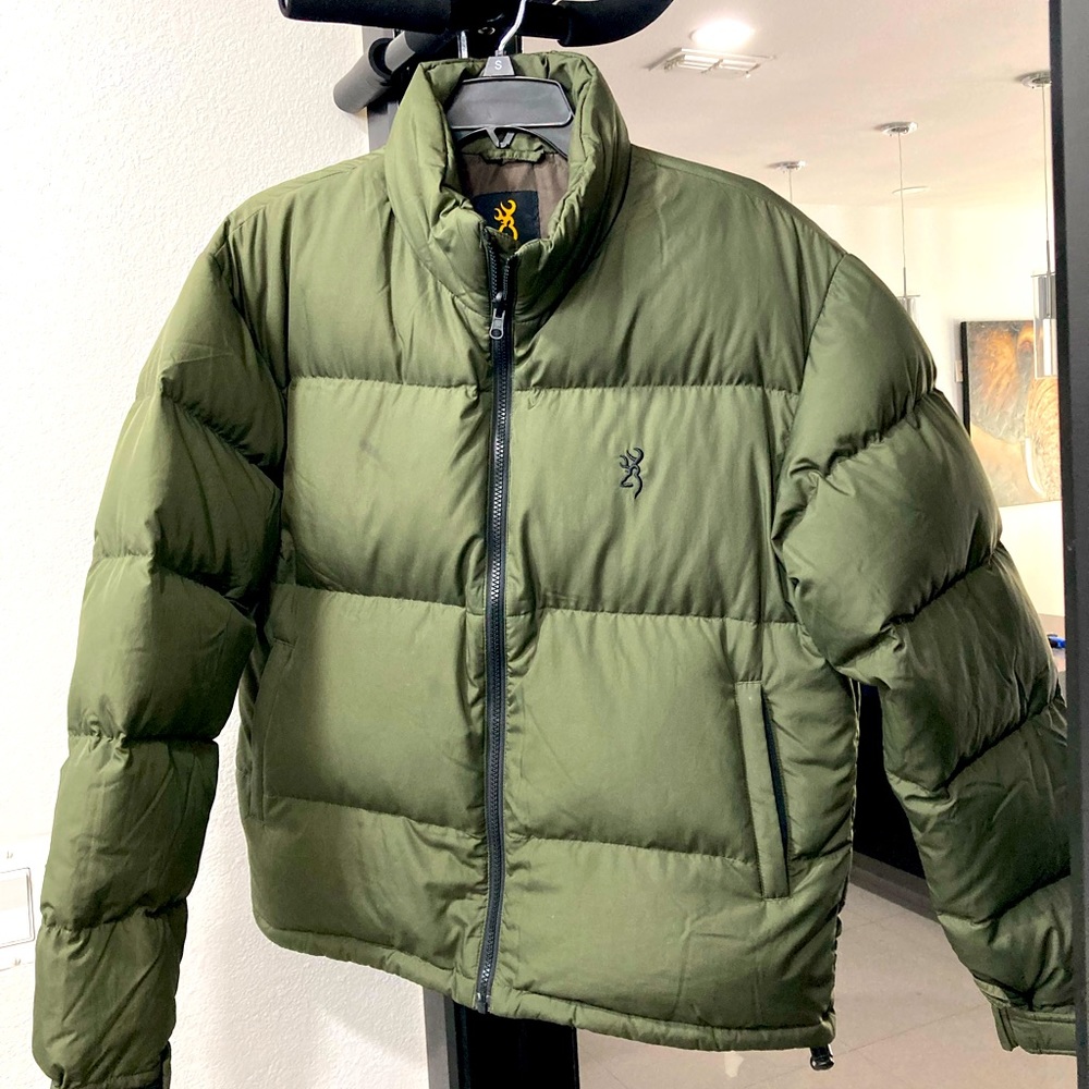 BROWNING 650 DOWN OLIVE PUFFER JACKET